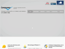 Tablet Screenshot of compumax.com.br